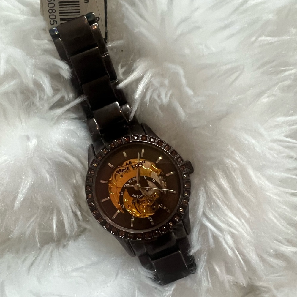 ANNE KLEIN Automatic Ladies SKELETON Watch